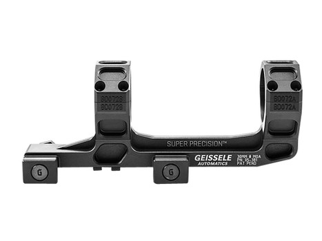 Geissele Automatics 05381B AR15 Super Precision Scope Mount/Ring Combo Black Anodized