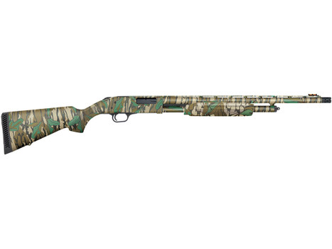 Mossberg 54337 500 Turkey Full Size 20 Gauge Pump 3" 5+1 22" Mossy Oak Greenleaf Vent Rib Barrel, Mossy Oak Greenleaf Optic Ready Receiver, Fixed Mossy Oak Greenleaf Synthetic Stock, Right Hand