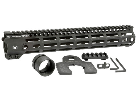Midwest Industries MIG4M12625 Tactical G4M Handguard AR-15 Black Hardcoat Anodized Black 12.6" 6061-T6 Aluminum M-LOK