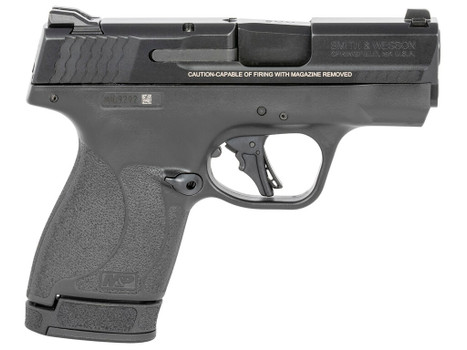Smith & Wesson 13248 M&P Shield Plus Micro-Compact Frame 9mm Luger 10+1/13+1, 3.10" Black Armornite Stainless Steel Barrel & Serrated Slide, Matte Black Polymer Frame, No Safety