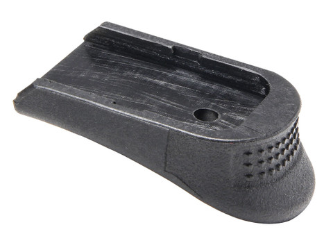 Pachmayr 03894 Grip Extender Extended Compatible w/ Glock 17/18/19/22/23/24/25/31/32/34/35/37, Black Polymer 2 Per Pack