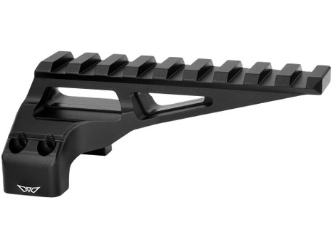 Warne 7861M DiviingBoard Mount Black Aluminum 35mm Tube Rifle