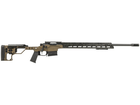Christensen Arms 8010301600 Modern Precision 223 Rem 16" Threaded Carbon Fiber Barrel 5+1, Black Nitride Finish, Desert Brown Anodized Folding Stock, Polymer Grip
