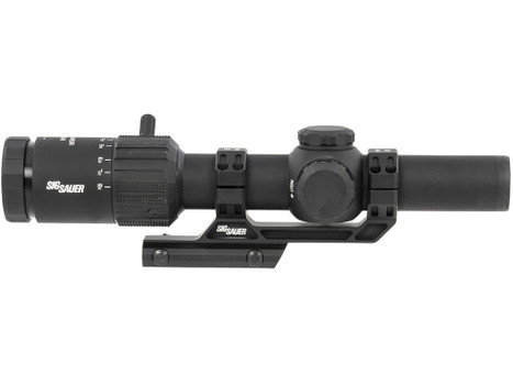Sig Sauer Electro-Optics SOTM81000 Tango-MSR LPVO 1-8x24mm 30mm Tube Illuminated Red MSR BDC8 Reticle Features Throw Lever & ALPHA-MSR Mount