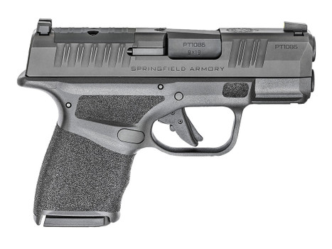 Springfield Armory HC9319BOSPLC Hellcat OSP Micro-Compact 9mm Luger 10+1, 3" Black Melonite Hammer Forged Barrel, Black Melonite Optic Ready/Serrated Steel Slide, Adaptive Textured Grip