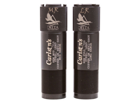 Carlson's Choke Tubes 07260 Delta Waterfowl Remington Rem Choke 12 Gauge Mid/Long Range Knurled 17-4 Stainless Steel