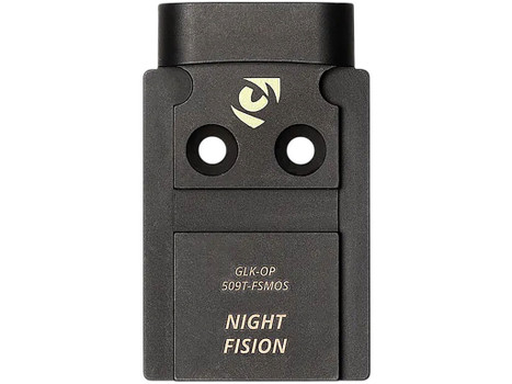 Night Fision GLKOP509TFSMOS Black Stainless Steel Fits Holosun 509t Compatible w/ Glock MOS