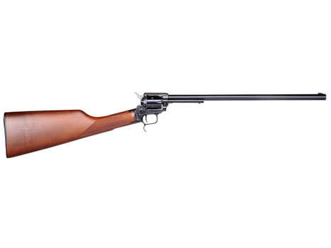 Heritage Mfg BR226B16 Rough Rider Rancher Full Size 22 LR 6rd 16.12" Black Steel Barrel Black Oxide Aluminum Alloy Frame Black Oxide Steel Receiver Walnut Fixed Stock Right Hand