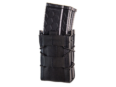 High Speed Gear 112R00BK TACO X2R Mag Pouch Double Black Nylon MOLLE Compatible w/ Rifle