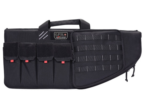 GPS Bags T30ARB Tactical AR Case 30" Black 1000D Nylon with Mag & Storage Pockets, Lockable Zippers, External Handgun Pocket & DuPont Teflon Coating