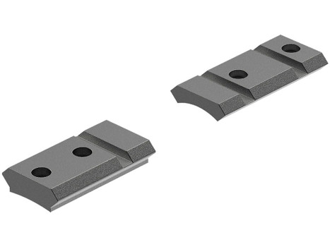Leupold 49841 QRW Cross-Slot Base Set Matte Black Remington 700
