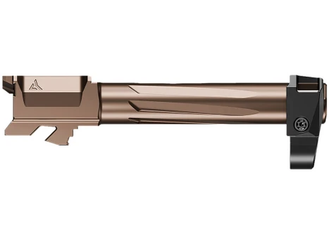 Radian Weapons R0843 Ramjet & Afterburner Combo 9mm Luger Compatible w/Glock 43, Bronze Stainless Steel