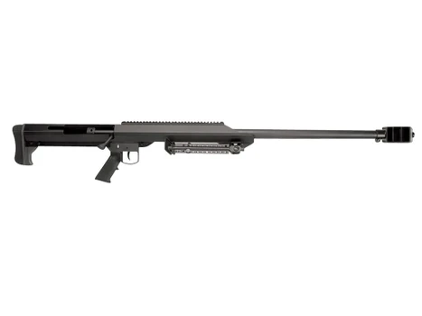 Barrett 13303 M99 416 Barrett 1rd 32" Heavy Barrel, Black Cerakote Aluminum Receiver, Fixed Synthetic Stock w/Sorbothane Recoil Pad, Match Trigger, Manual Safety, Optics Ready