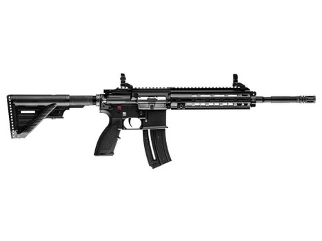 HK 81000402 HK 416 22 LR 10+1 16.10" Black Steel Threaded Barrel Aluminum w/M-LOK & Picatinny Rail Black Aluminum Receiver Black Retractable Stock Right Hand