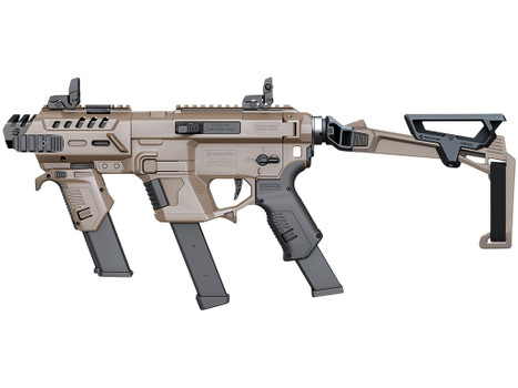 Recover Tactical PIXPMGFBR02 P-IX+MG PG9 SR20 Metal Front Guard Folding Brace Tan
