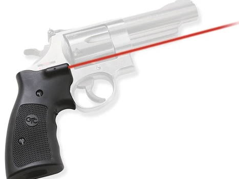 Crimson Trace 011070 Lasergrips Fits S&W K/L & N Frames, Red Laser 633nM Wavelength 5mW Output, Black Polymer