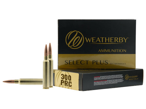 Weatherby M300P195HCB Select Plus 300PRC 195gr Hammer Custom 20 Per Box/10 Case