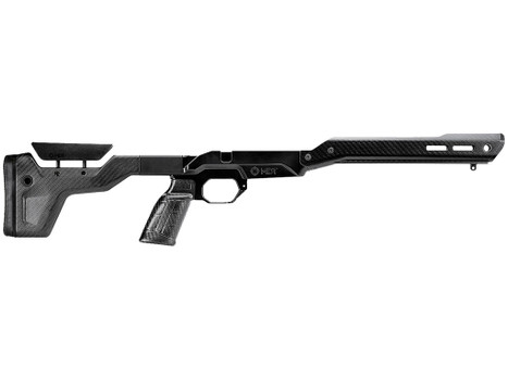 Mdt Sporting Goods Inc 107835BCF HNT26 Chassis System Black Carbon Fiber Fits Howa 1500 SA/ Weatherby Vanguard Compatible w/ AICS Mags Short Action ARCA