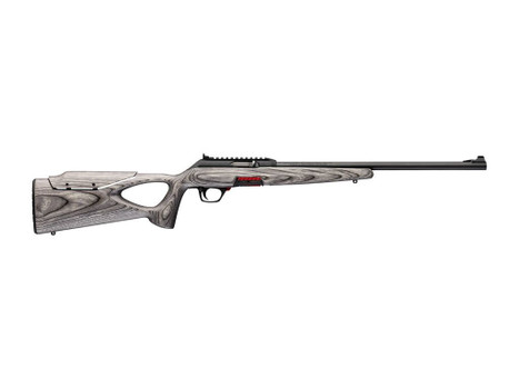 Winchester Repeating Arms 521171102 Wildcat 22 LR 10+1 16.50" Matte Blued Button-Rifled Barrel, Black Composite Receiver w/Picatinny Rail, Gray Thumbhole w/Adjustable Comb Laminate Stock, Ambidextrou