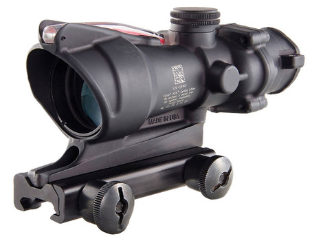 Trijicon TA31D100288 ACOG Matte Black 4x32mm Illuminated Red Chevron .223/5.56 BDC Reticle