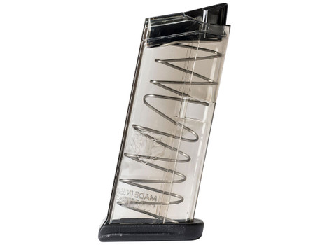 ETS Group SMKGLK43 Pistol Mags 7rd 9mm Luger Compatible w/ Glock 43 Smoke Polymer