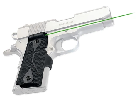 Crimson Trace 0141101 Lasergrips Fits 1911 Compact, Green Laser Black Polymer