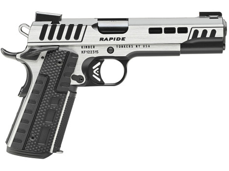 Kimber Mfg.,inc 3000421 Rapide Scorpius 9mm 9+1 5" Black KimPro II w/ Brush Polished Flats Stainless Steel Slide G10 Grip