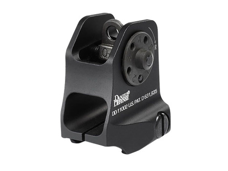 Daniel Defense 1906411002 A1.5 Fixed Rear Sight Black Hardcoat Anodized Fixed Rear Sight