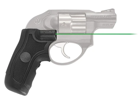 Crimson Trace 0145301 Lasergrips Fits Ruger LCR/LCRx, Green Laser Black Polymer