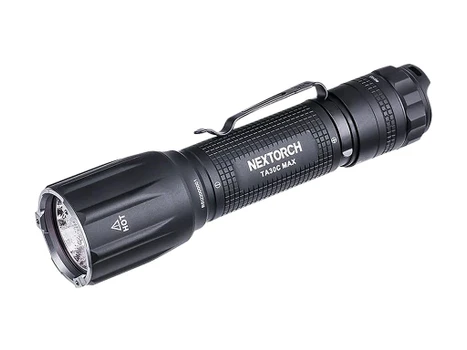 Nextorch Tactical Flashlight Black 3000 Lumens 390 Meters Beam Distance