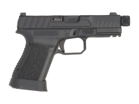 TriStar 85780 Apoc Pro 9mm Luger 15+1 4.50" Black Threaded Barrel, Black Steel Optic Ready/Serrated Slide, Black Polymer Frame w/Picatinny Rail, Interchangeable Backstrap Grip