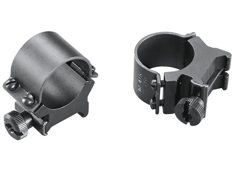 Weaver Mounts 49164 Sure Grip Detachable Rings Matte Black 1" High