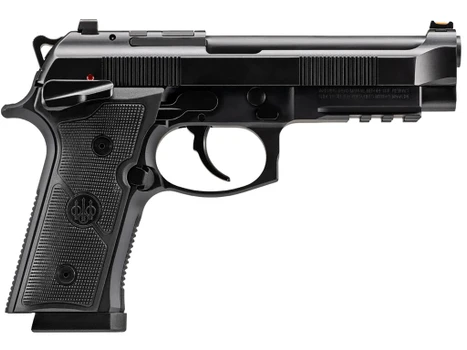 Beretta USA J92XFMSDA15 92GTS 9mm Luger 15+1 4.70" Black Inox Steel Barrel, Black Cerakote Optic Ready/Serrated Steel Slide + Aluminum Frame w/Beavertail & Picatinny Rail, Ambidextrous