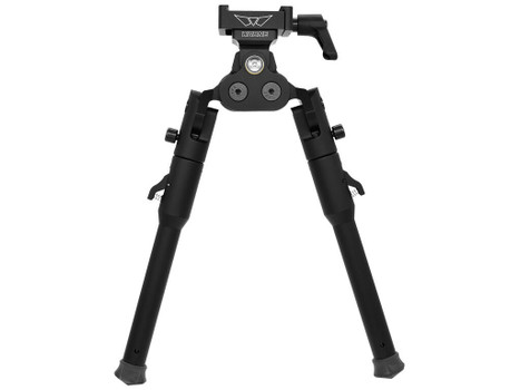 Warne 7922M Skyline Pro Bipod Black Anodized ARCA Interface Head with Lite Legs