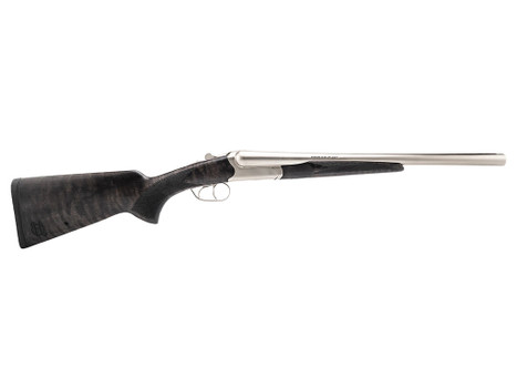 Heritage Mfg BL41018NI Badlander 410 Bore Break Open 2rd 18.50" Nickel Side By Side Barrel & Receiver, Fixed Turkish Walnut Wood Stock