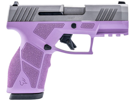 Taurus 1-GX2939LP GX2 9mm Luger 13+1 3.37" Matte Stainless Steel Barrel, Matte Serrated Stainless Steel Slide, Light Purple Polymer Frame w/Picatinny Rail, Polymer Grip