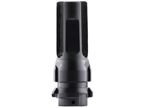 Dead Air DA306 KeyMo Flash Hider Black Nitride 4140 HT Alloy Steel 1/2"-28 Threads 2.70" OAL 22 Cal