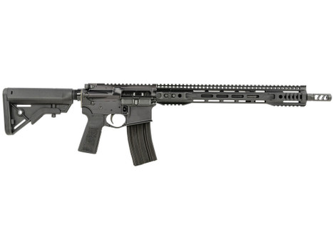 Franklin Armory 0010052BLK M4-HTF R3 XTD 5.56x45mm NATO 10+1 16" Light Contour Barrel w/ Aura XTD Muzzle Device, Salt Bath Nitride Finish, B5 Systems Bravo Stock & Grip, Custom Tuned Trigger