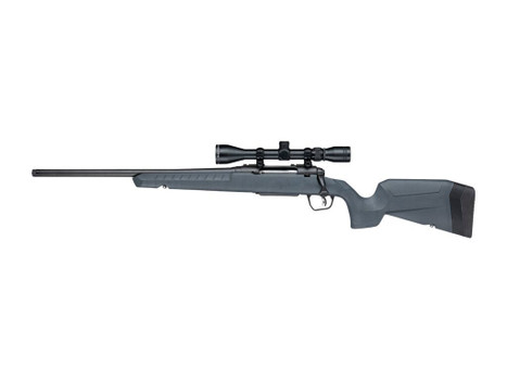 Savage Arms 33205 Axis 2 XP 270 Win 4+1 20" Matte Black Carbon Steel Threaded Barrel & Drilled & Tapped Receiver, Gray Synthetic Fixed w/Pistol Grip Stock, 3-9x40mm Duplex Scope, Left Hand