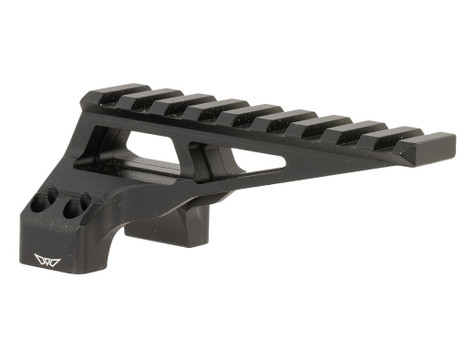 Warne 7859M DiviingBoard Mount Black Aluminum 30mm Tube Picatinny Rail