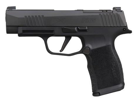Sig Sauer 365XL9BXR3P15 P365XL Micro-Compact 9mm Luger 15+1 3.70" Black Barrel, Black Nitron Stainless Steel Optic Ready/Serrated Slide, Black Stainless Steel Frame w/Accessory Rail, Black X Polymer