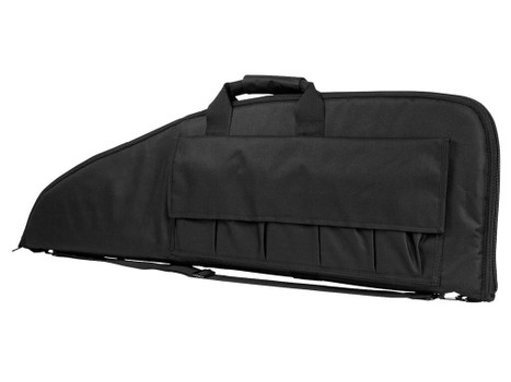 NcStar CV290738 VISM Rifle Case w/ Double Zippers ID Holder Foam Padding & Black Finish