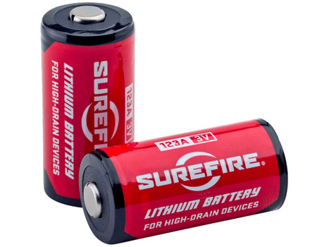 SureFire SF2SWBULK 123A Batteries Red/Black 3.0 Volts 1,550 mAh (130/65 Pairs) Single Package Fishbowl