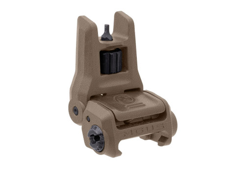Magpul MAG1166-FDE MBUS 3 Sight Front Flat Dark Earth Flip Up AR-10/AR-15/M4/M16/M110/SR-25