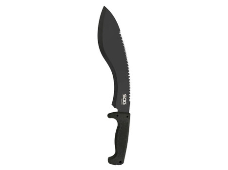 S.O.G SOGMC11N SOGfari 12" Black Hardcased 3Cr13MoV SS Blade Black Kraton Handle 18" Long Includes Sheath