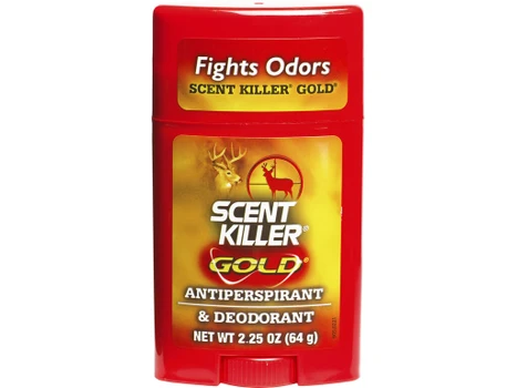 Wildlife Research 1247 Scent Killer Gold Antiperspirant & Deodorant Odor Eliminator Odorless Scent 2.25 oz Stick