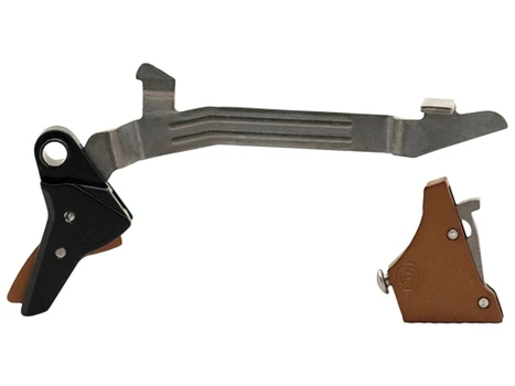 Timney Triggers Alpha Competition 45 ACP/10mm Auto, Straight Trigger, Compatible w/Glock Gen3-4