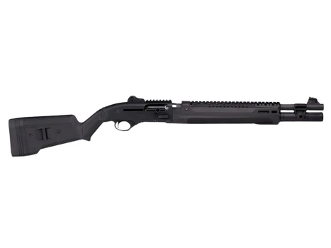 Langdon Tactical Tech LTT1301HBMBLK Beretta 1301 3" 7+1 18.50" Black Oxide Heat Shield Barrel, Black Anodized Aluminum Receiver w/Picatinny Rail, Black Magpul Polymer Stock, Beretta Patrol Forend
