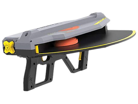 Caldwell 4002774 Claymore Pullpup Clay Target Thrower Gray/Yellow