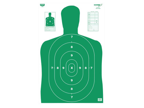 Birchwood Casey 37015 EZE-Scorer Silhouette Paper Hanging 23" x 35" Green 5 Pack